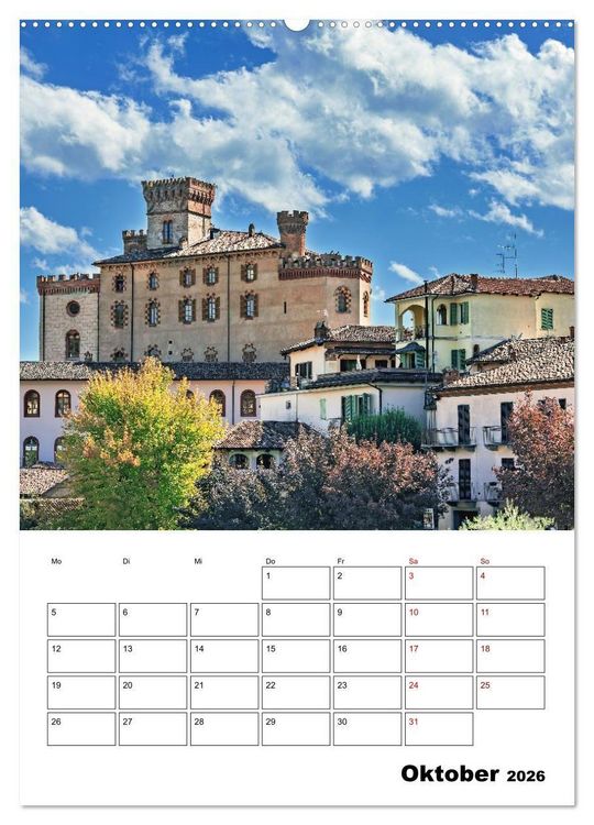 Produktbild: Piemont - Impressionen aus Norditalien (Wandkalender 2026 DIN A2 hoch), CALVENDO Monatskalender