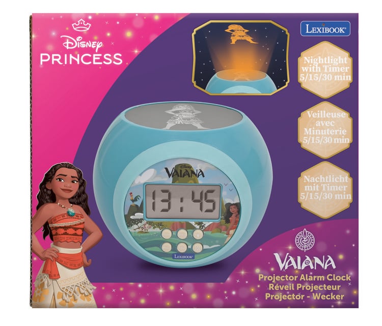 Produktbild: Vaiana Projektionswecker mit Timer