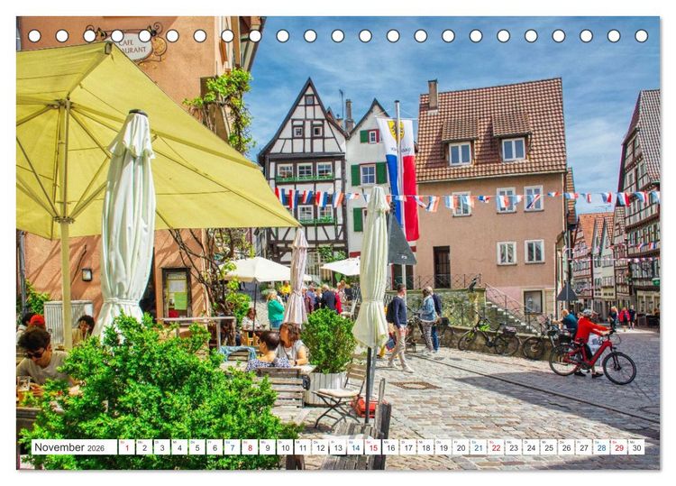 Produktbild: Bad Wimpfen - Kurstadt am Neckar (Tischkalender 2026 DIN A5 quer), CALVENDO Monatskalender