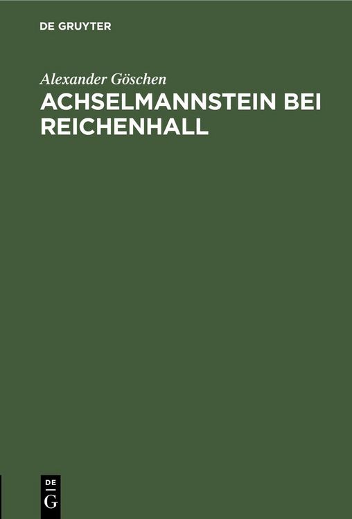 Produktbild: Achselmannstein bei Reichenhall