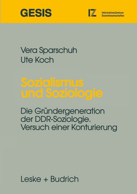 Produktbild: Sozialismus und Soziologie