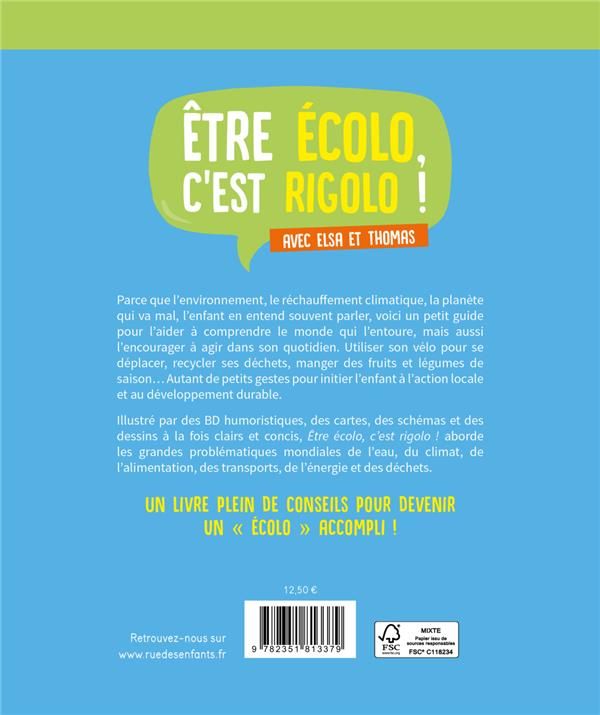 Produktbild: Etre &eacute;colo, c'est rigolo ! : avec Elsa et Thomas