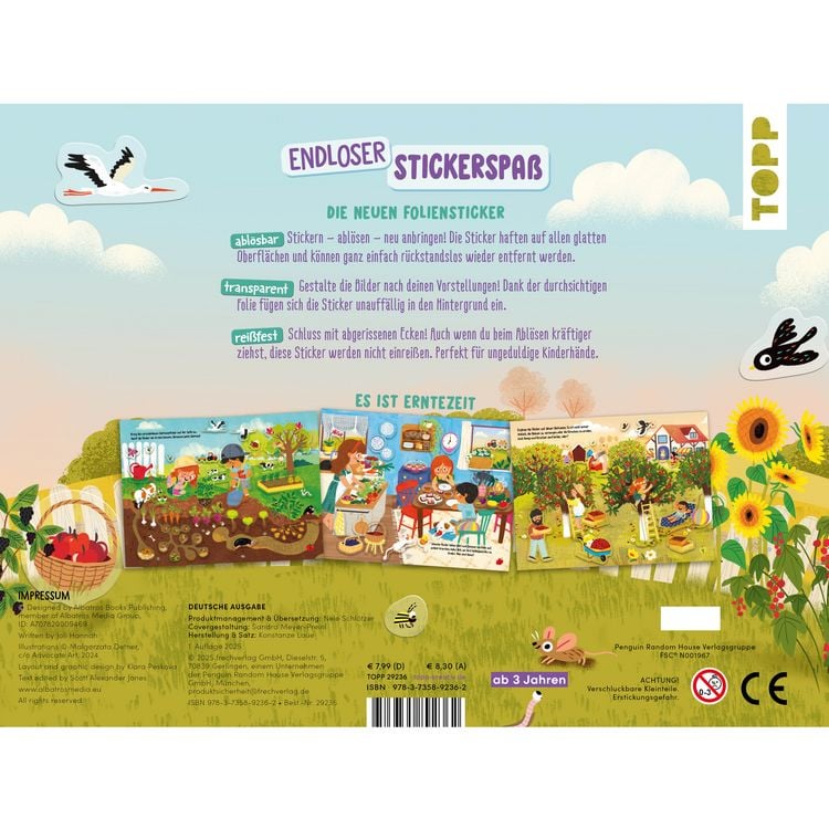 Produktbild: Stickern ohne Ende - Mein kleiner Garten