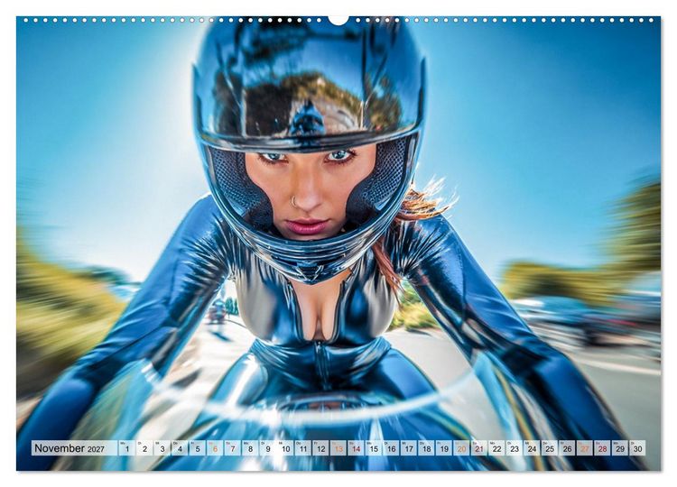 Produktbild: Schnelle Bikes und Starke Frauen (hochwertiger Premium Wandkalender 2027 DIN A2 quer), Kunstdruck in Hochglanz