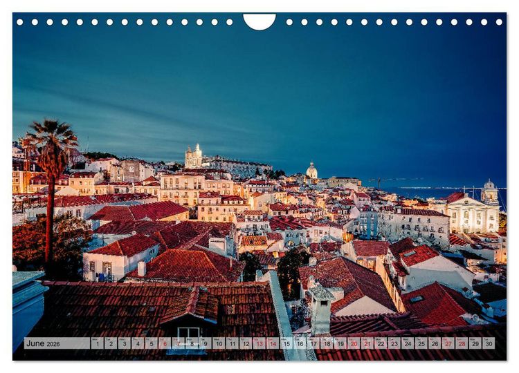 Produktbild: Lisbon - Perspectives (Wall Calendar 2026 DIN A4 landscape), CALVENDO 12 Month Wall Calendar
