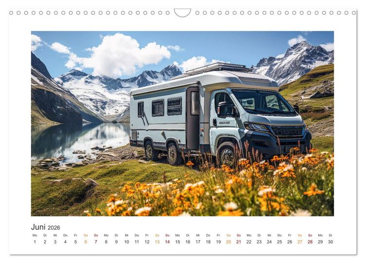 Produktbild: Abenteuer Camping (Wandkalender 2026 DIN A3 quer), CALVENDO Monatskalender