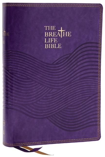 Produktbild: The Breathe Life Holy Bible: Faith in Action (Nkjv, Purple Leathersoft, Red Letter, Comfort Print)