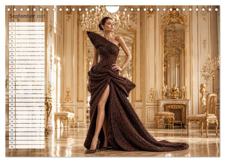 Produktbild: Caf&eacute; Couture (Wandkalender 2027 DIN A4 quer), CALVENDO Monatskalender