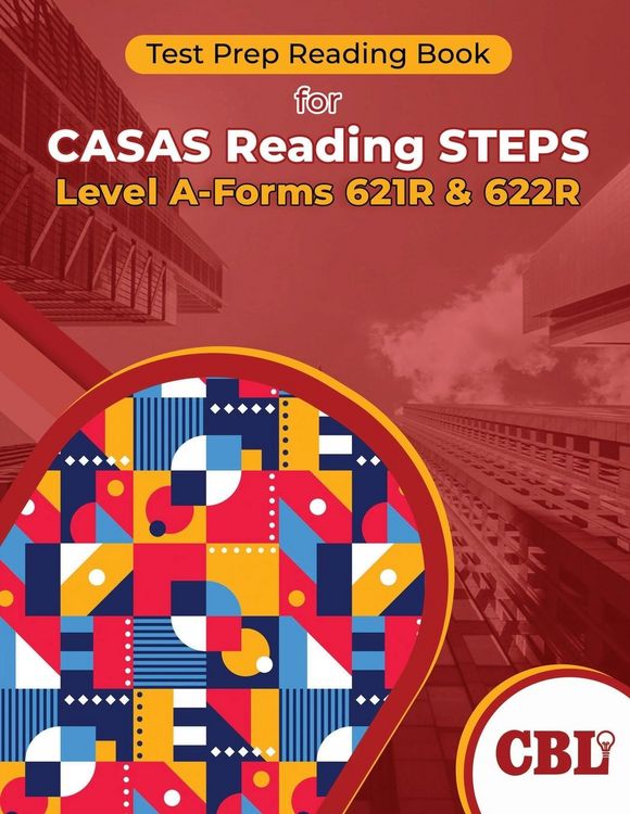 Produktbild: Test Prep Reading Book for CASAS Reading STEPS Level A-Forms 621R and 622R
