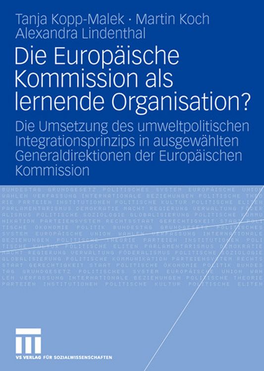 Produktbild: Die Europ&auml;ische Kommission als lernende Organisation?
