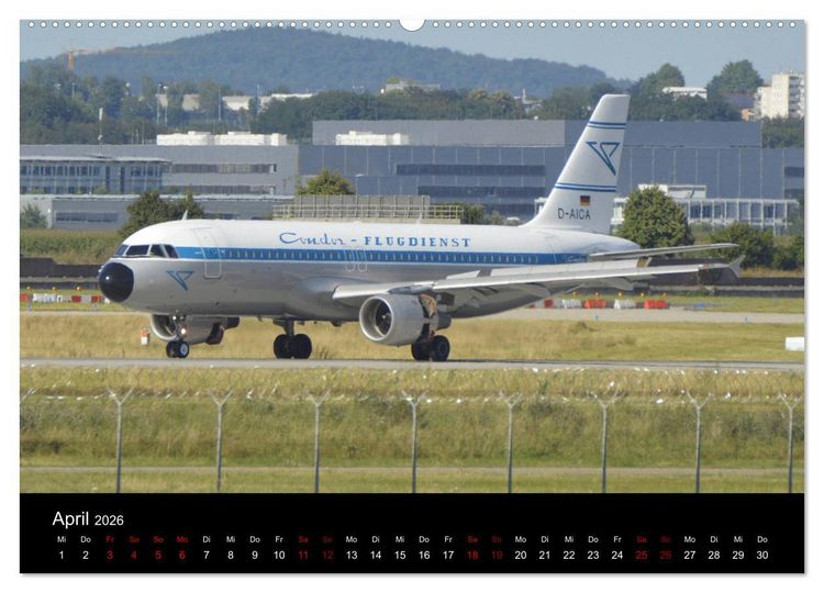 Produktbild: Im alten Glanz: Flugzeuge in Retro Livery (hochwertiger Premium Wandkalender 2026 DIN A2 quer), Kunstdruck in Hochglanz
