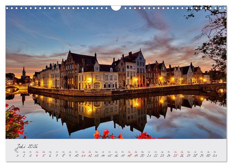 Produktbild: Belgien - Grafschaft Flandern (Wandkalender 2026 DIN A3 quer), CALVENDO Monatskalender