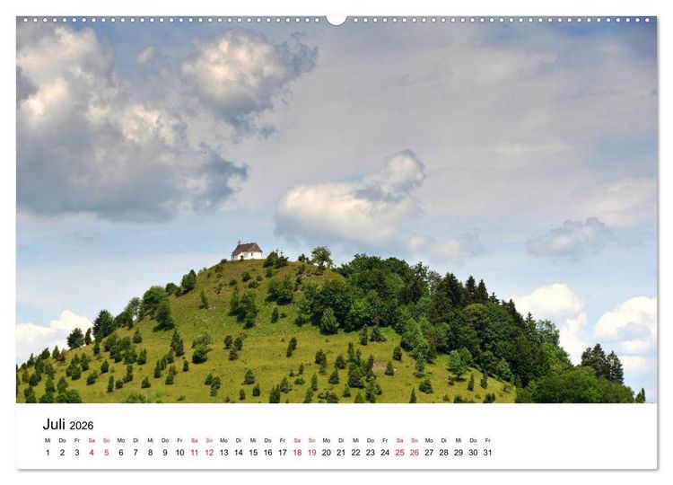 Produktbild: Zauberhafte Schw&auml;bische Alb (hochwertiger Premium Wandkalender 2026 DIN A2 quer), Kunstdruck in Hochglanz