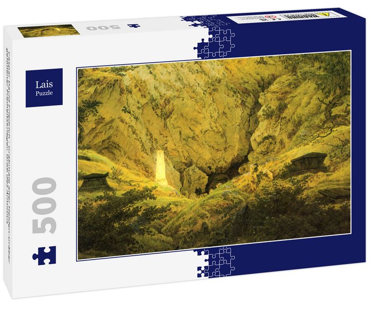 Produktbild: Lais Puzzle Caspar David Friedrich - Grabmale alter Helden-Gr&auml;ber gefallener Freiheitskrieger, Grab des Arminius 500 Teile