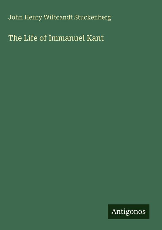 Produktbild: The Life of Immanuel Kant
