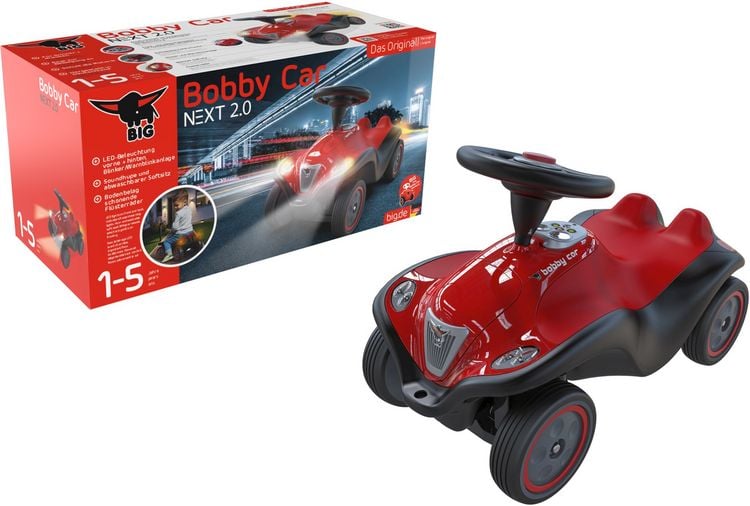 Produktbild: BIG 800056238 - Bobby Car NEXT 2.0 Rot, Rutscher-Auto