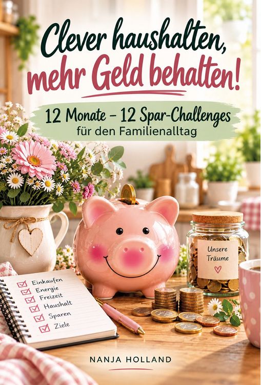Produktbild: Clever haushalten, mehr Geld behalten! &ndash; 12 Monate &ndash; 12 Spar-Challenges f&uuml;r den Familienalltag