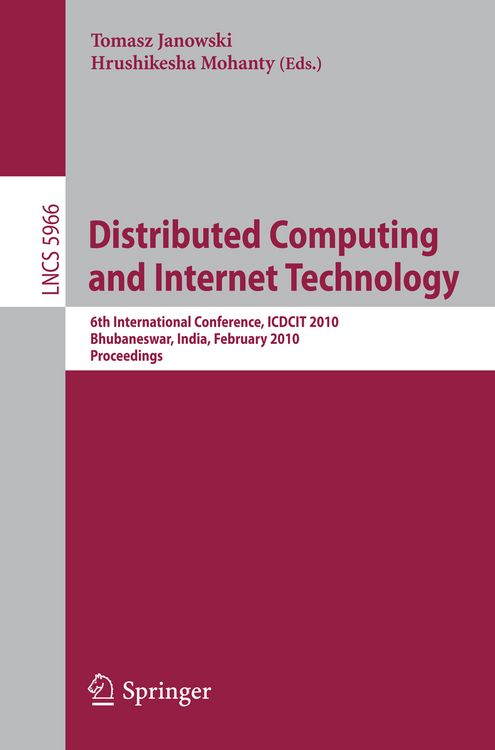 Produktbild: Distributed Computing and Internet Technology