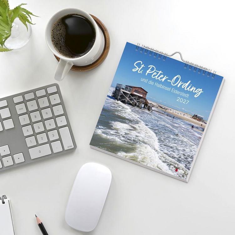 Produktbild: St. Peter-Ording und die Halbinsel Eiderstedt Postkartenkalender 2027 - und die Halbinsel Eiderstedt