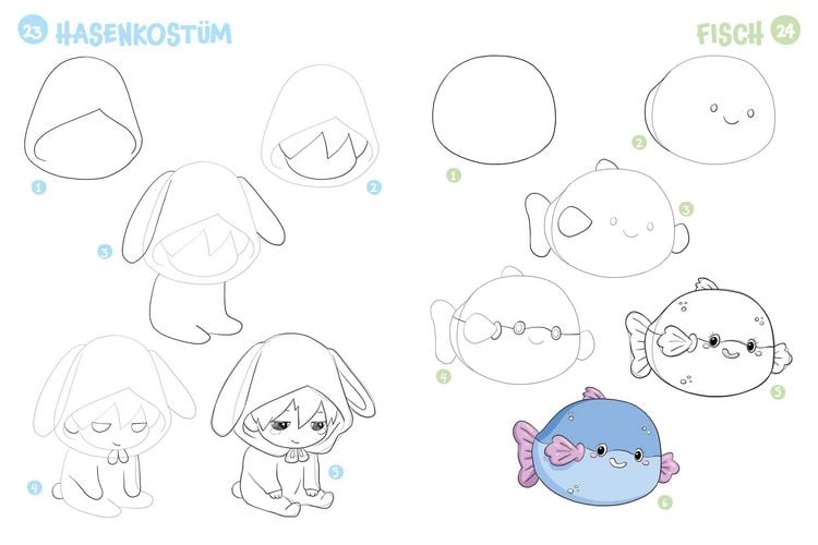 Produktbild: 300 Motive zeichnen &ndash; Kawaii