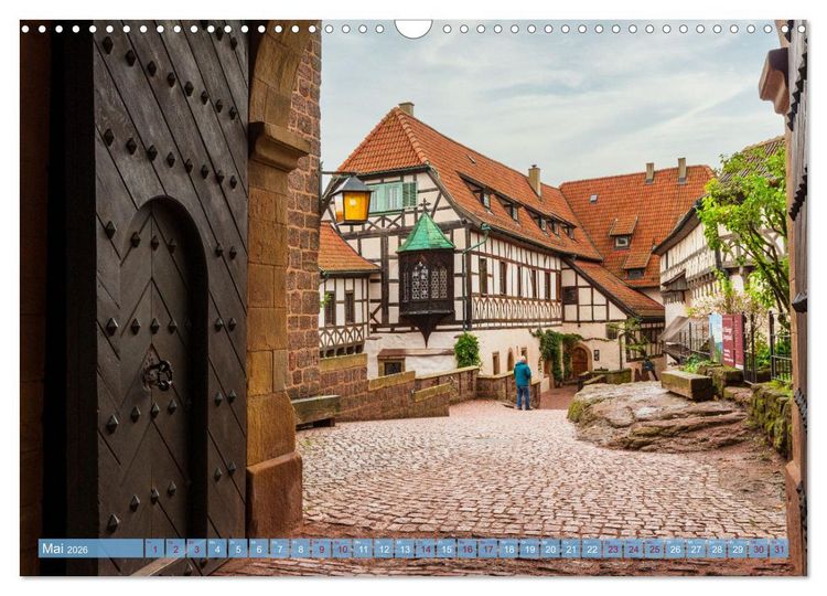 Produktbild: Wartburgstadt Eisenach - Reise durch das sch&ouml;ne Th&uuml;ringen (Wandkalender 2026 DIN A3 quer), CALVENDO Monatskalender