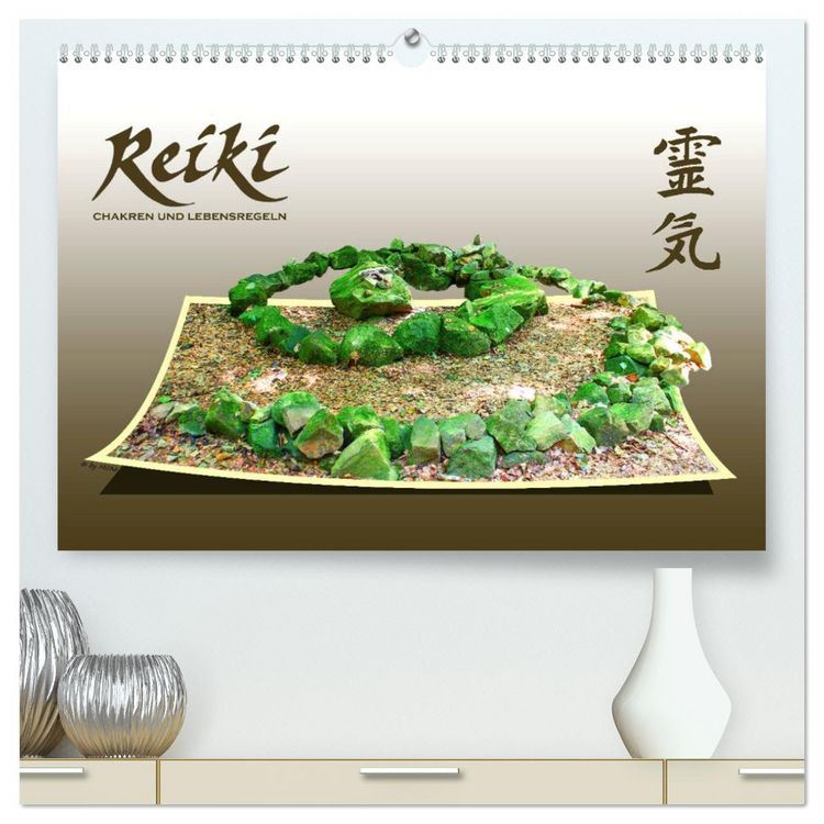 Produktbild: REIKI - Chakren und Lebensregeln (hochwertiger Premium Wandkalender 2026 DIN A2 quer), Kunstdruck in Hochglanz