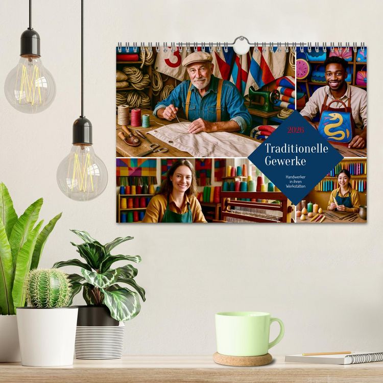 Produktbild: Traditionelle Gewerke (Wandkalender 2026 DIN A4 quer), CALVENDO Monatskalender