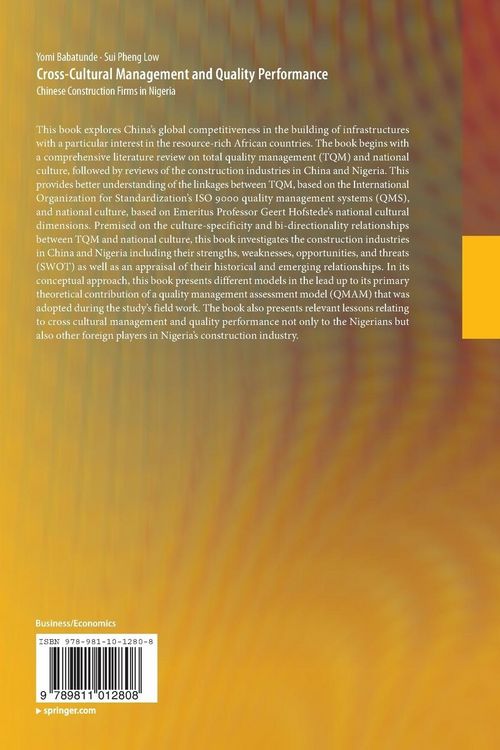 Produktbild: Cross-Cultural Management and Quality Performance