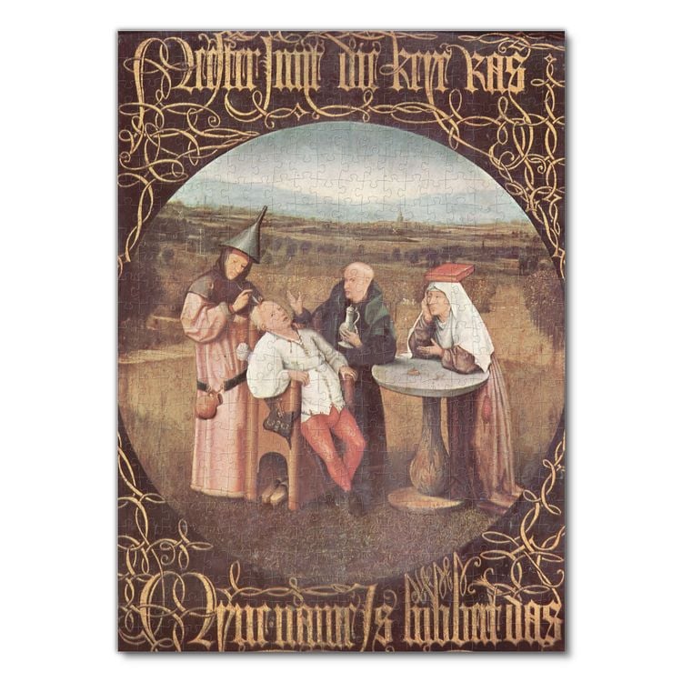 Produktbild: Lais Puzzle Hieronymus Bosch - Die Heilung vom Wahnsinn (Die Steinoperation) 500 Teile