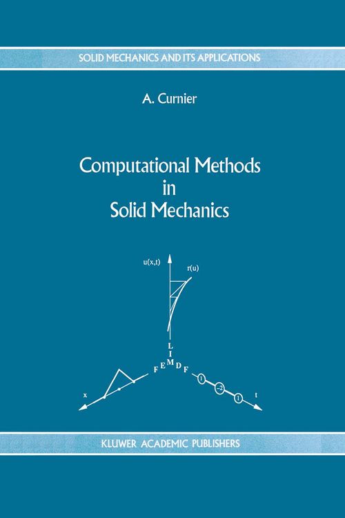 Produktbild: Computational Methods in Solid Mechanics