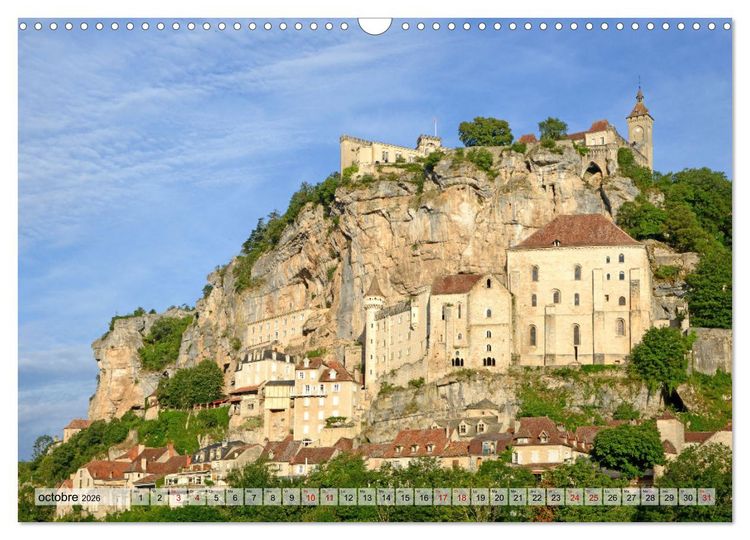 Produktbild: ROCAMADOUR Village (Calendrier mural 2026 DIN A3 vertical), CALVENDO calendrier mensuel