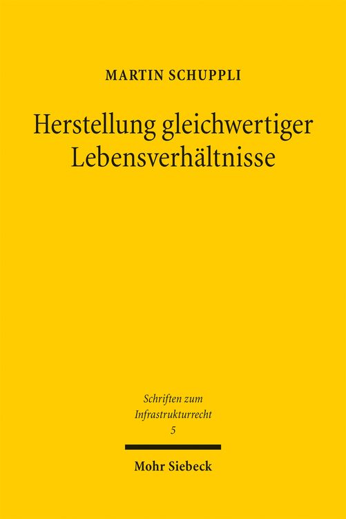 Produktbild: Herstellung gleichwertiger Lebensverh&auml;ltnisse