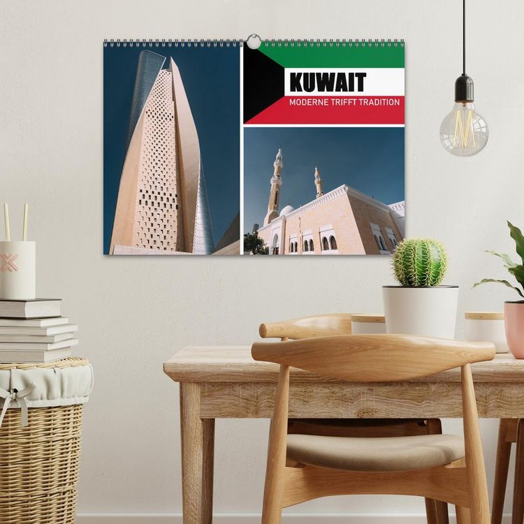 Produktbild: Kuwait - Moderne trifft Tradition (Wandkalender 2026 DIN A3 quer), CALVENDO Monatskalender