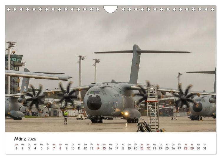 Produktbild: A400M LTG 62 (Wandkalender 2026 DIN A4 quer), CALVENDO Monatskalender