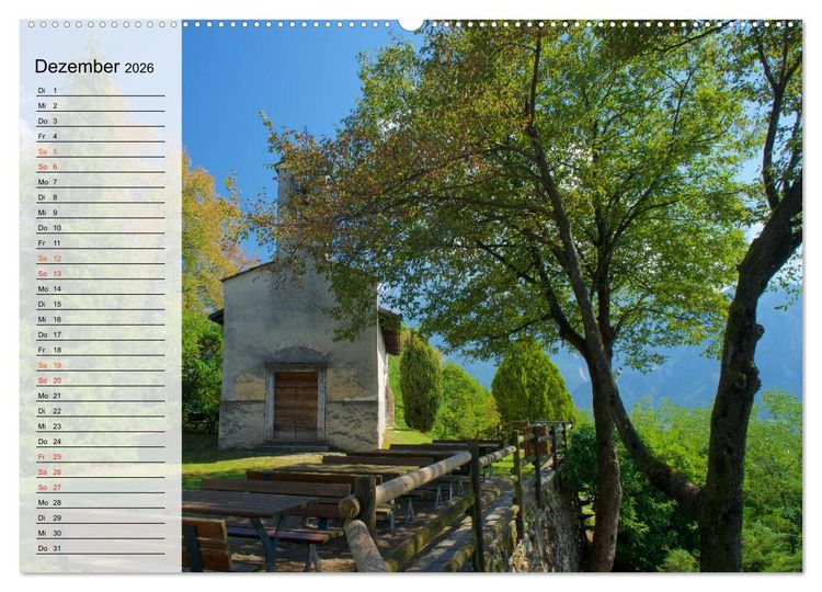 Produktbild: Caldonazzo See (Wandkalender 2026 DIN A2 quer), CALVENDO Monatskalender