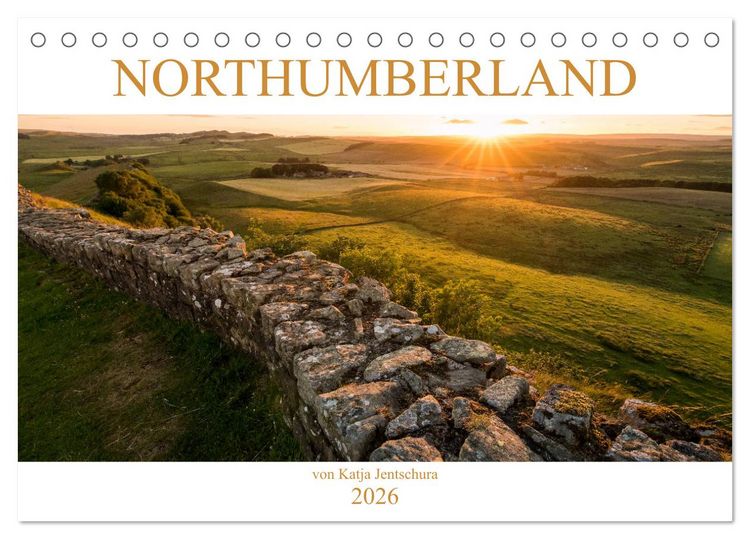 Produktbild: NORTHUMBERLAND 2026 (Tischkalender 2026 DIN A5 quer), CALVENDO Monatskalender