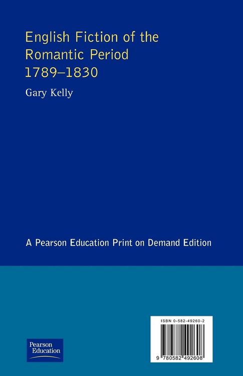Produktbild: English Fiction of the Romantic Period 1789-1830