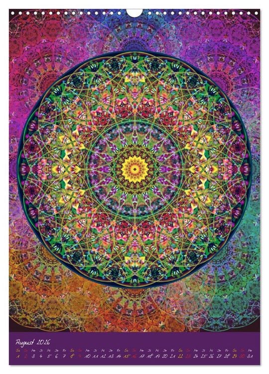 Produktbild: Mandala Energien (Wandkalender 2026 DIN A3 hoch), CALVENDO Monatskalender