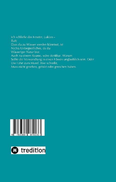Produktbild: Lukian. Ruft &ndash; Ein Epos