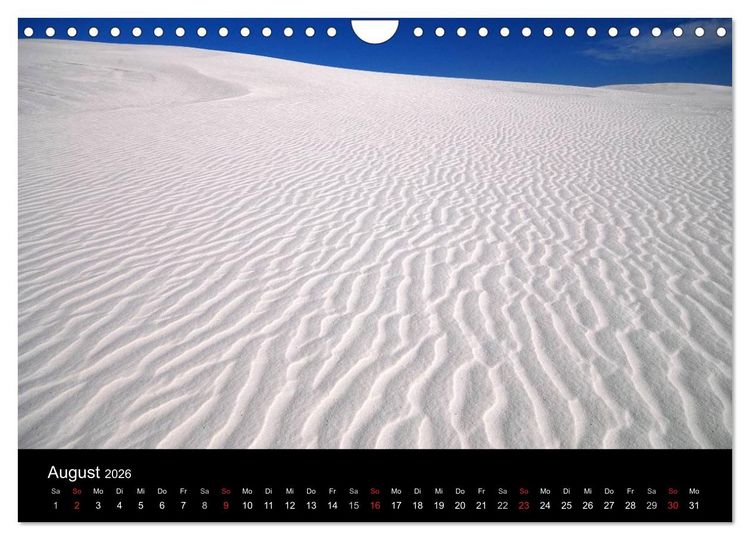 Produktbild: Sand und Stein 2026 (Wandkalender 2026 DIN A4 quer), CALVENDO Monatskalender