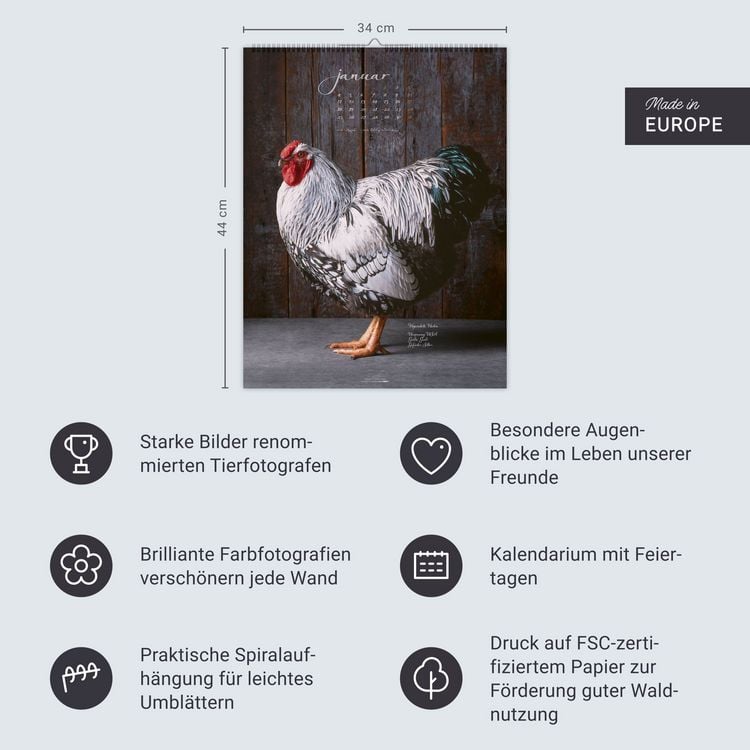 Produktbild: Pretty Chicks Kalender 2027