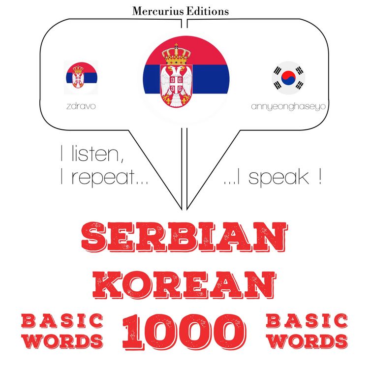 Produktbild: 1000 essential words in Korean