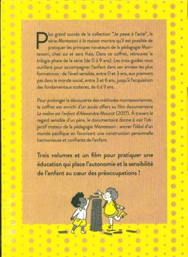 Produktbild: Montessori &agrave; la maison : de 0 &agrave; 9 ans : coffret 3 volumes