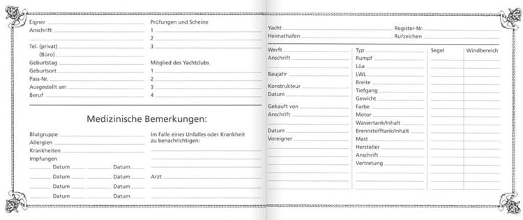 Produktbild: Logbuch Segeltuch