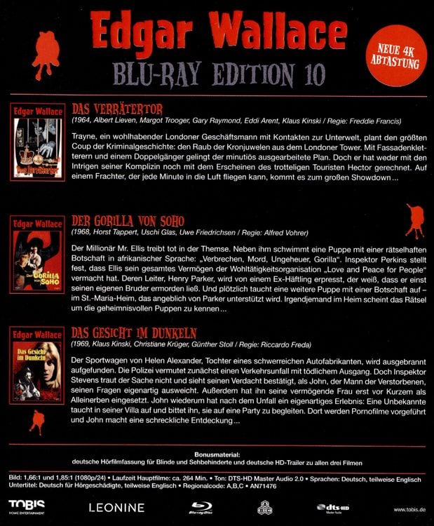 Produktbild: Edgar Wallace Edition 10 [3 BRs]