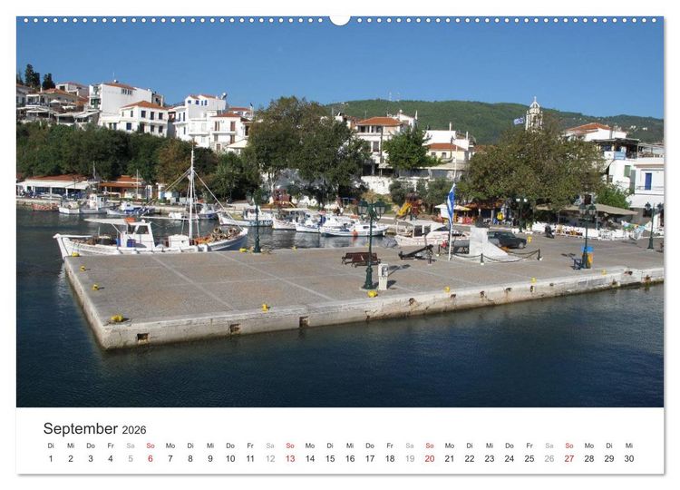 Produktbild: Sporadeninsel Skiathos (Wandkalender 2026 DIN A2 quer), CALVENDO Monatskalender