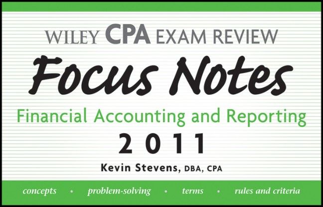 Produktbild: Wiley CPA Examination Review Focus Notes