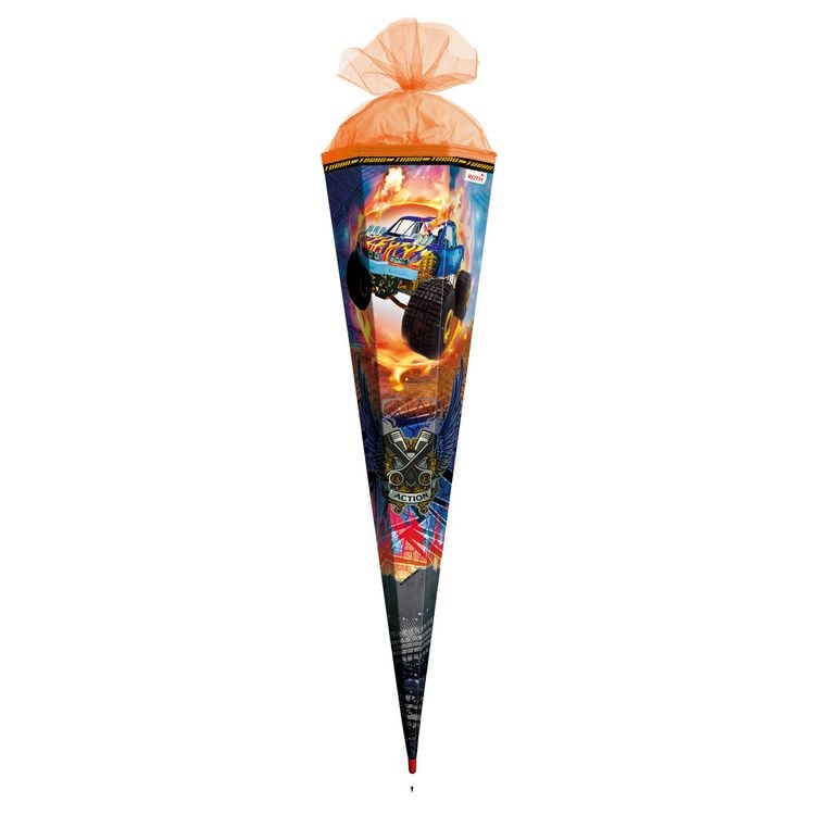 Produktbild: Motivschult&uuml;te 85cm, Monstertruck Fire
