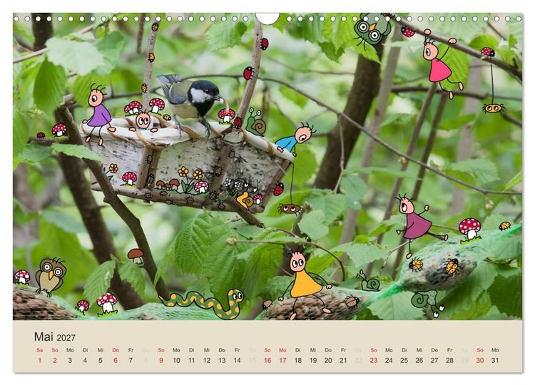 Produktbild: Das Leben der kleinen Pankies (Wandkalender 2027 DIN A3 quer), CALVENDO Monatskalender