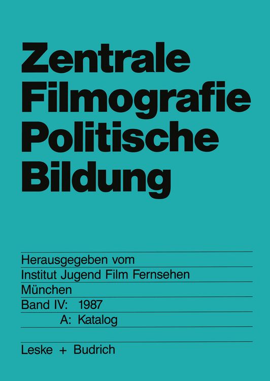 Produktbild: Zentrale Filmografie Politische Bildung